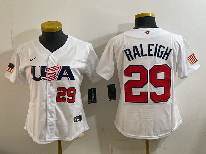 youth 2026 World cup white Nike MLB jersey 007